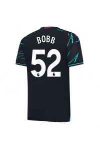 Fotbalové Dres Manchester City Oscar Bobb #52 Třetí Oblečení 2023-24 Krátký Rukáv